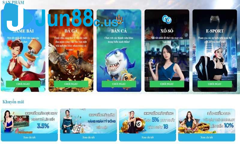 Trò chơi tại JUN88 được đánh giá rất cao
